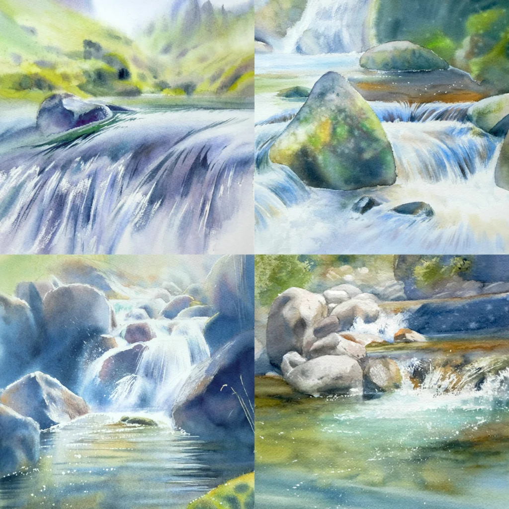Moving water
