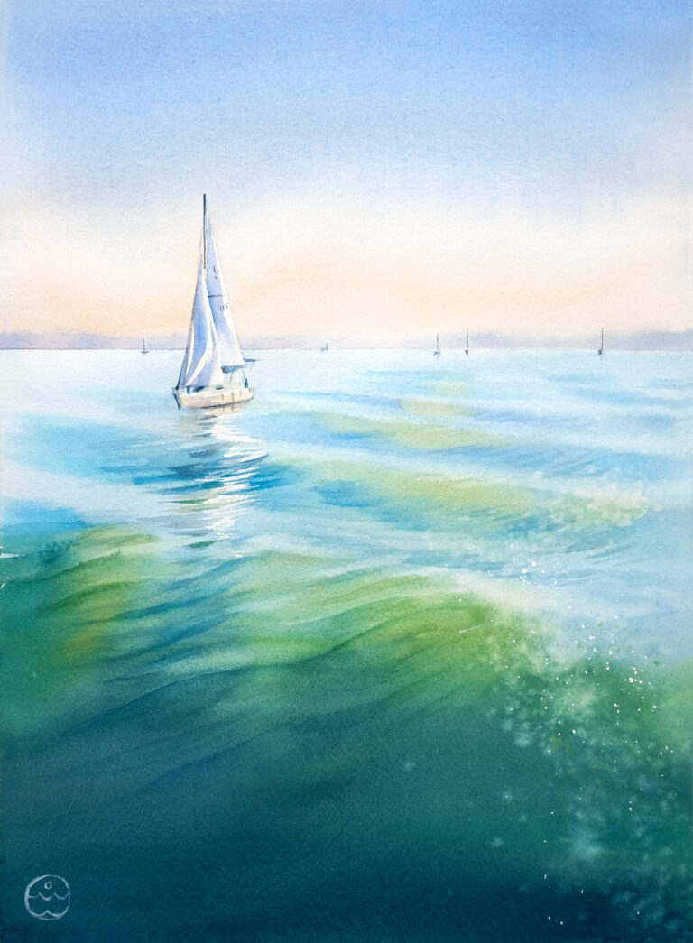 "Light inside" - 37x27 cm