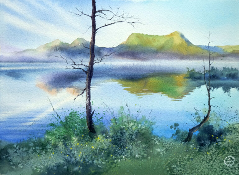 "Freshness of the morning" - 26,5x36,5 cm