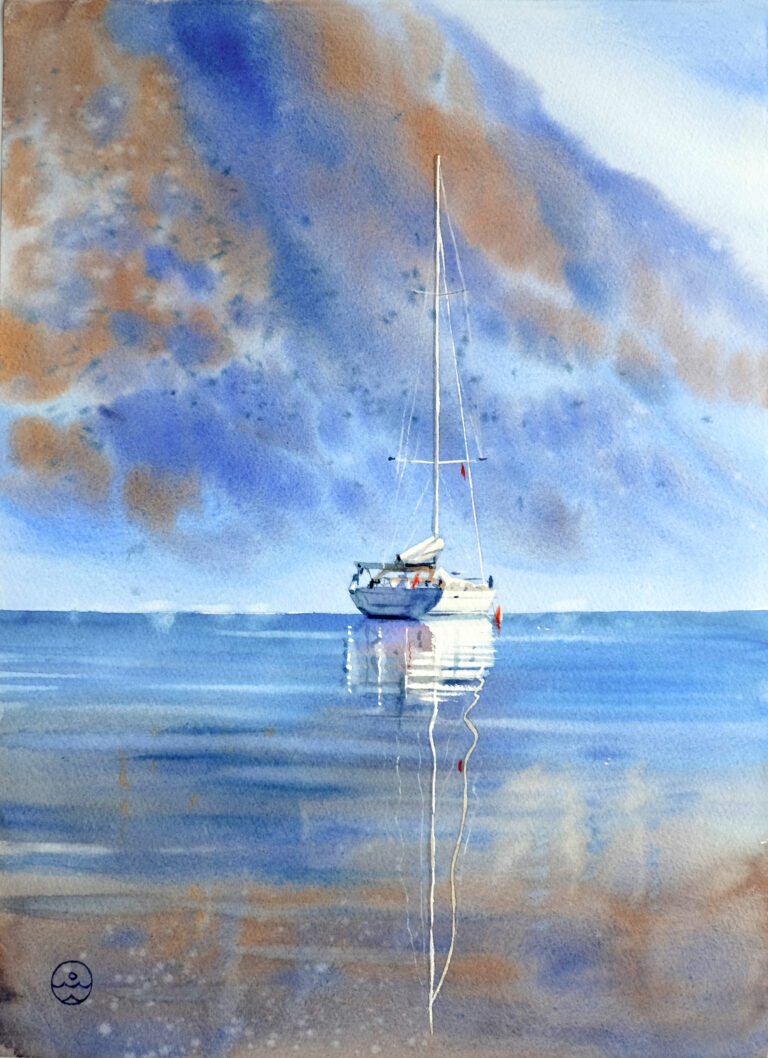 "Wind of November" - 38x28 cm