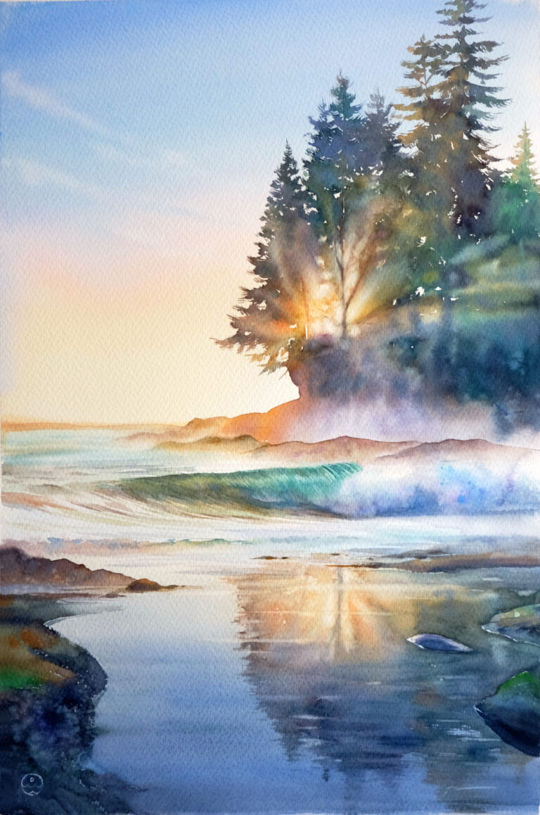 "Lost paradise" - 55,5х37 cm