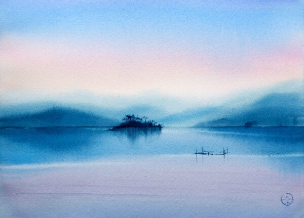 "The Peace of Dawn" - original watercolor