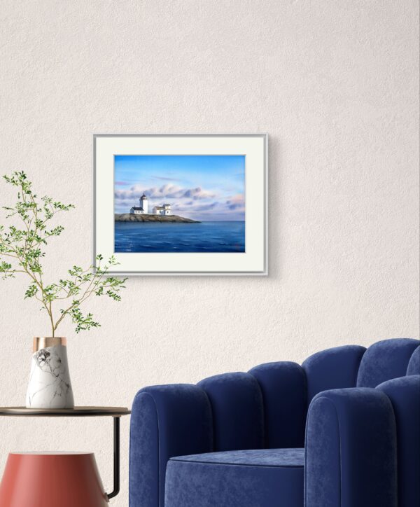 "Marine idyll" - original watercolor - Image 4