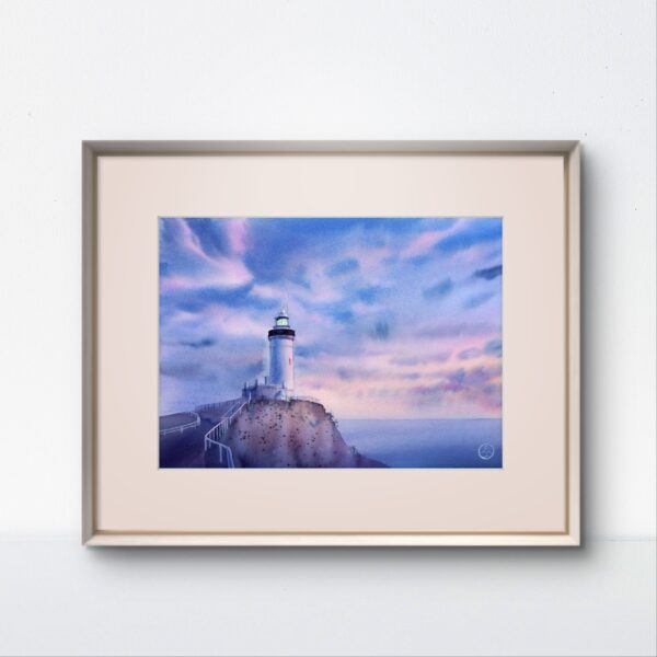 "Cape Byron Lighthouse" - original watercolor - Image 3