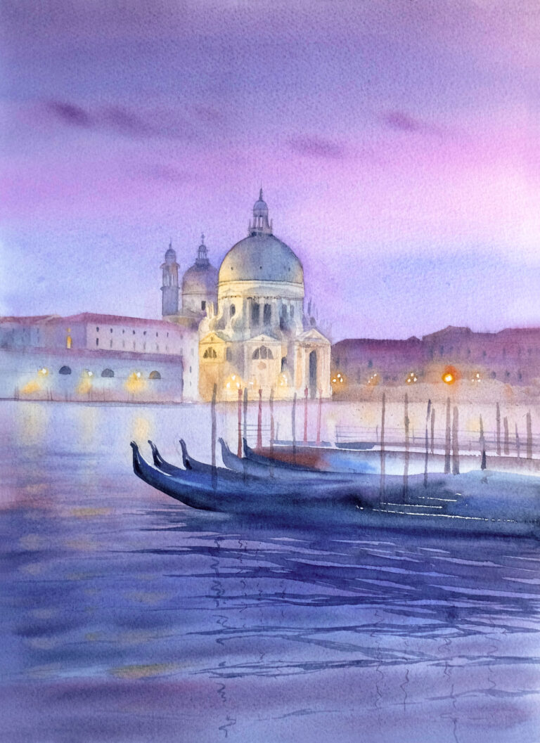 Evening Lighting in Venice