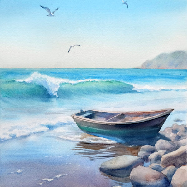Boat on the shore