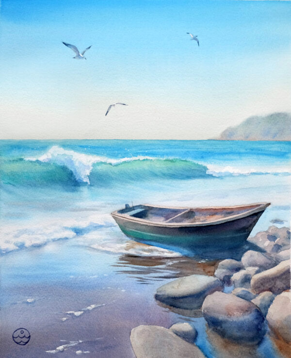 Boat on the shore