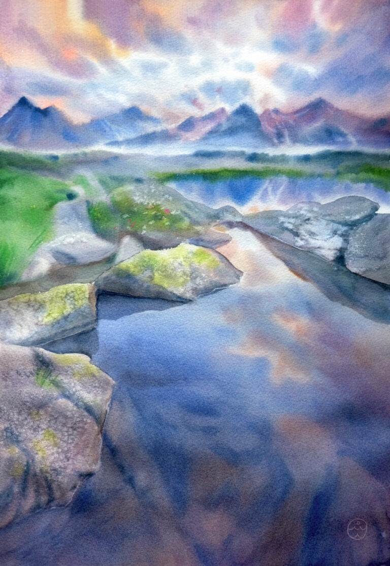 "Mysterious Lands" - 52x36 cm