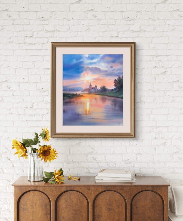 "At dawn" - original watercolor