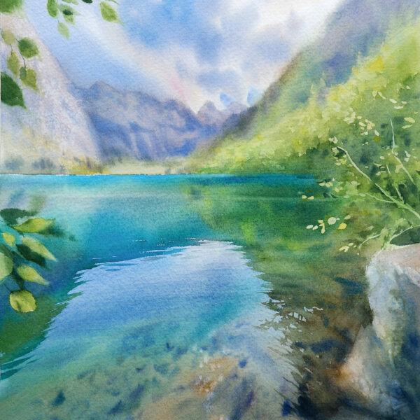 "Lake Königssee" – 28×38 cm