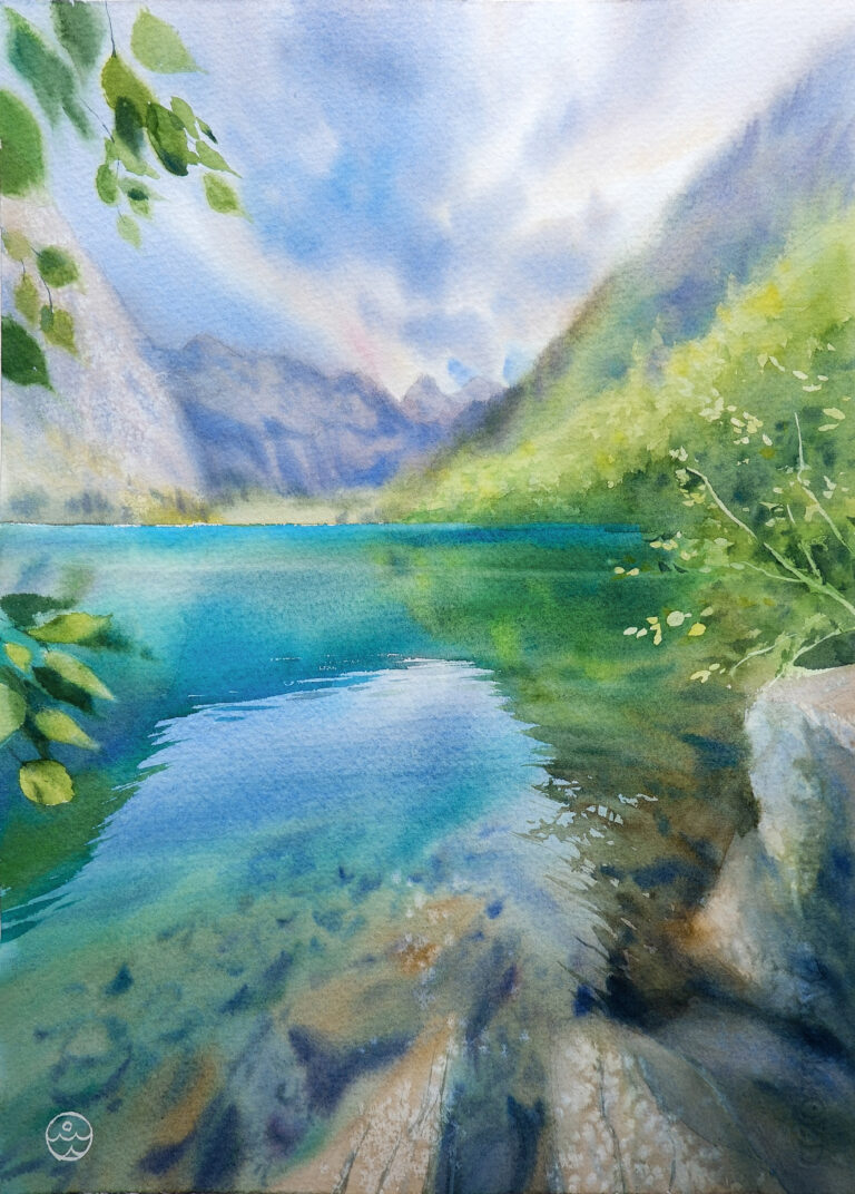 "Lake Königssee" – 28×38 cm