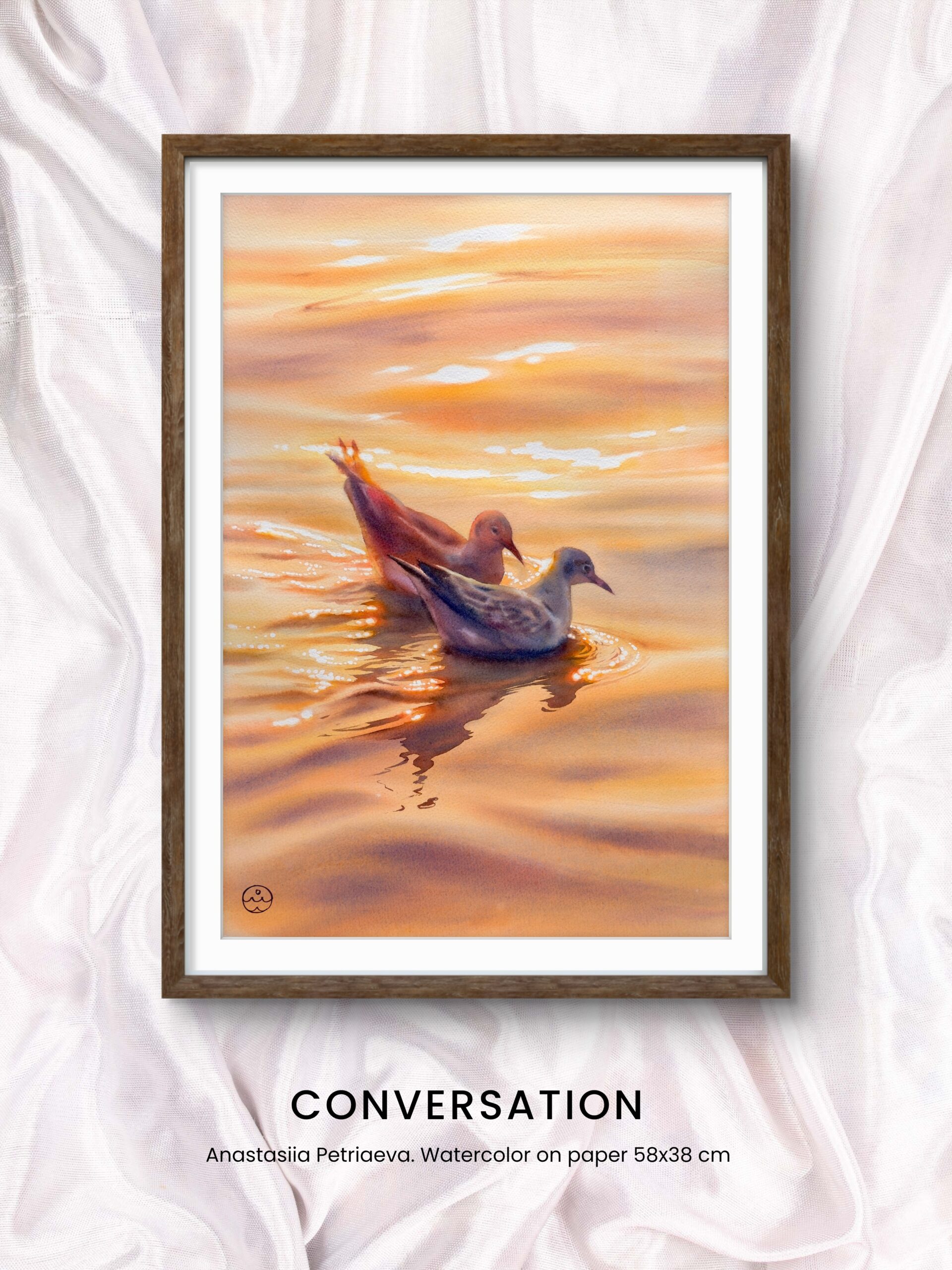 "Conversation" – 38×56 cm - Image 2