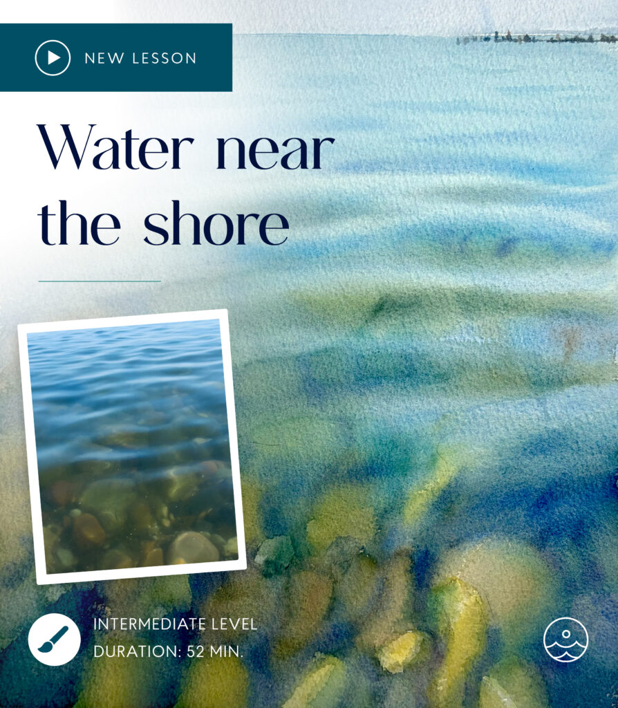 Water near the shore image