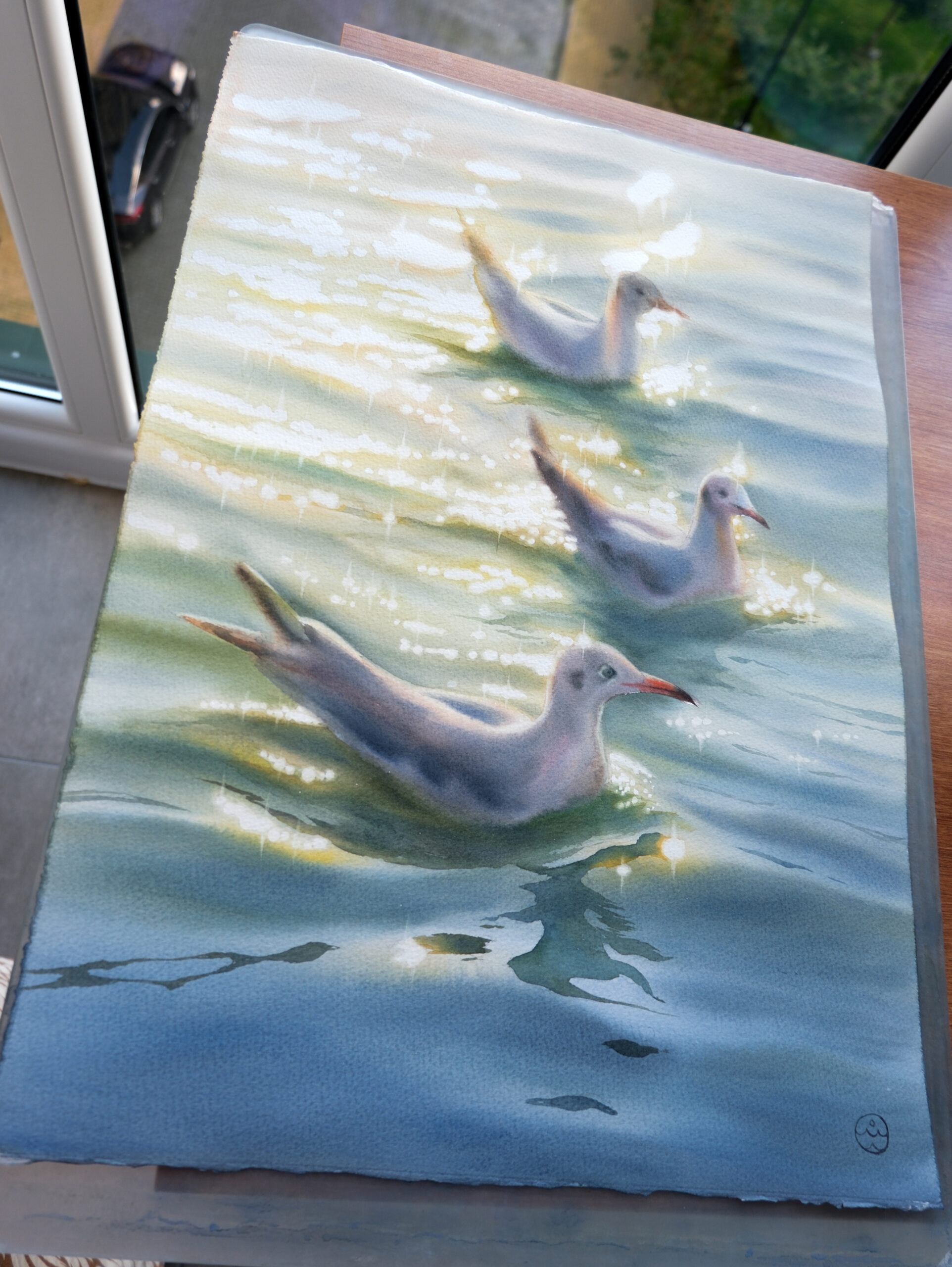 "Amid the Glints" – 38×56 cm - Image 2