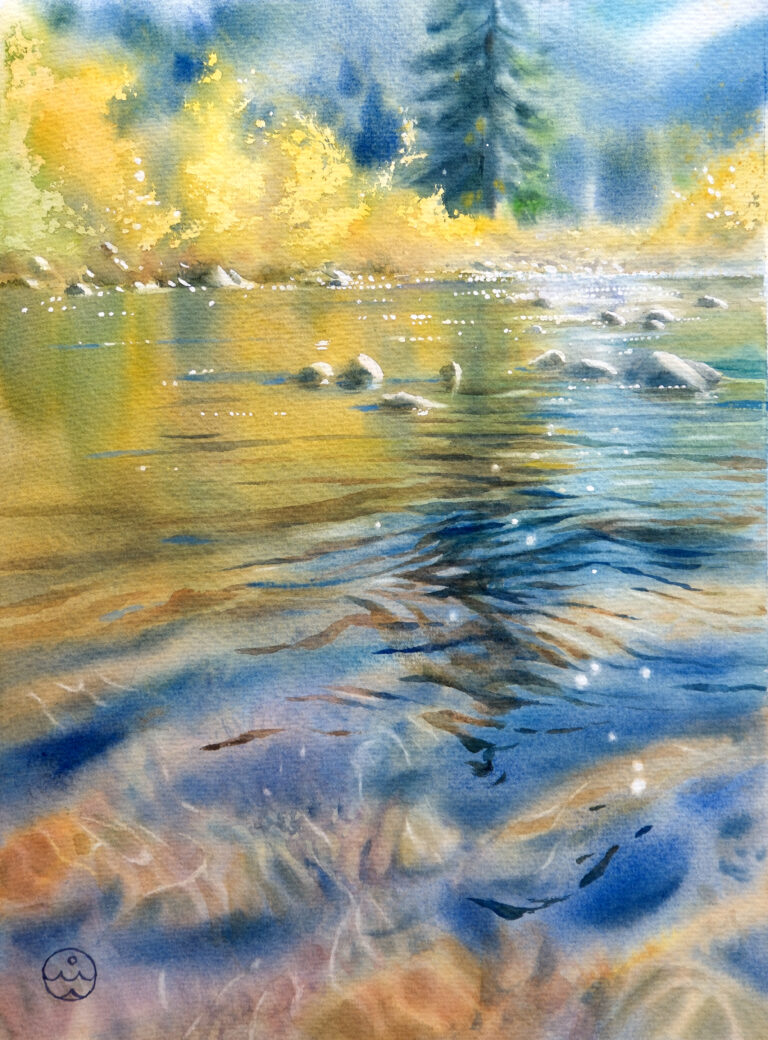 "Autumn Reflections" – 28×38 cm