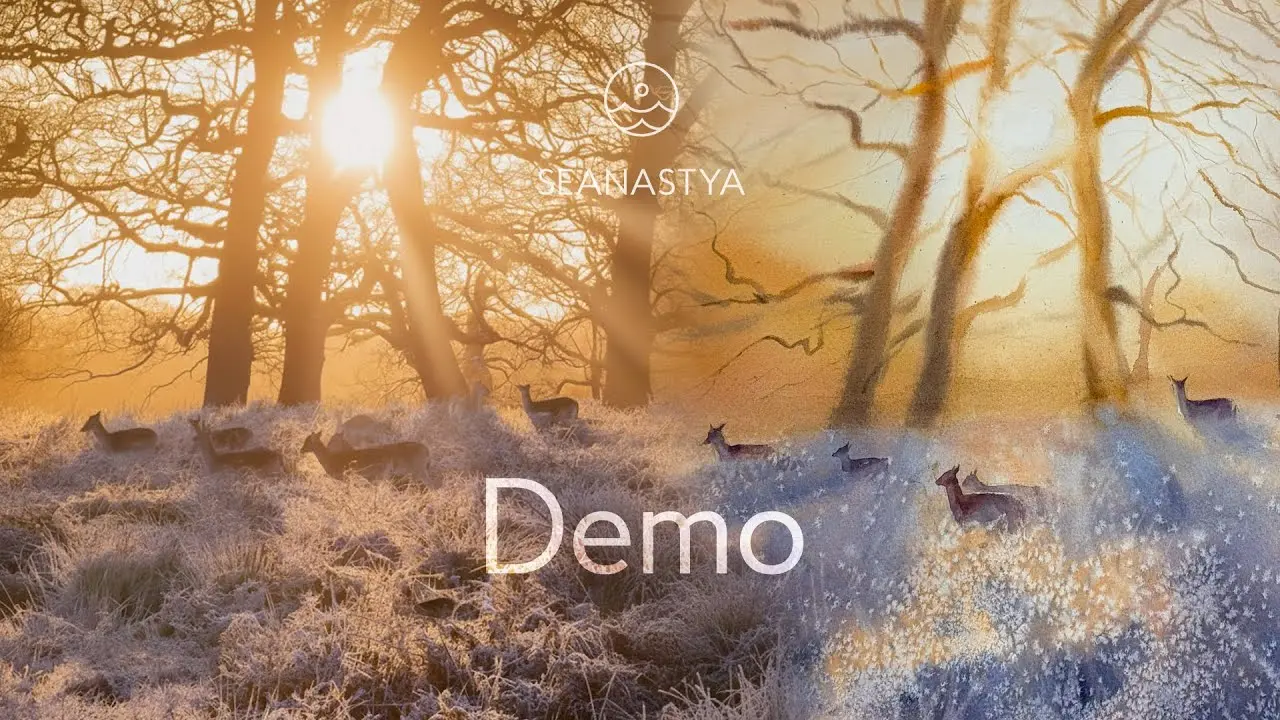 Demo: Forest Deer in the Sun Rays