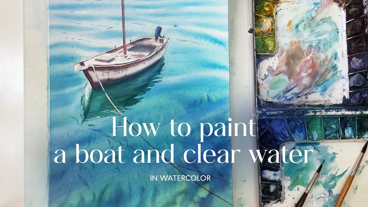 How to paint a boat and clear water