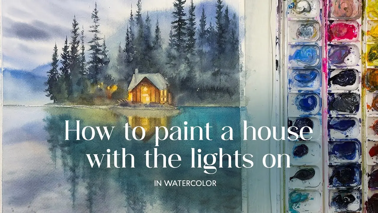 How to paint a house with the lights on