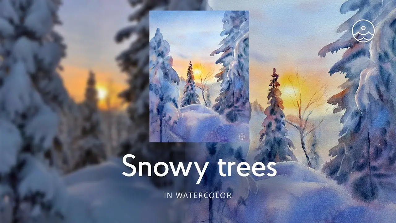 Snowy trees