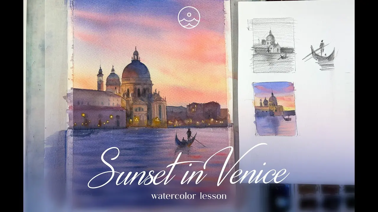 Sunset in Venice