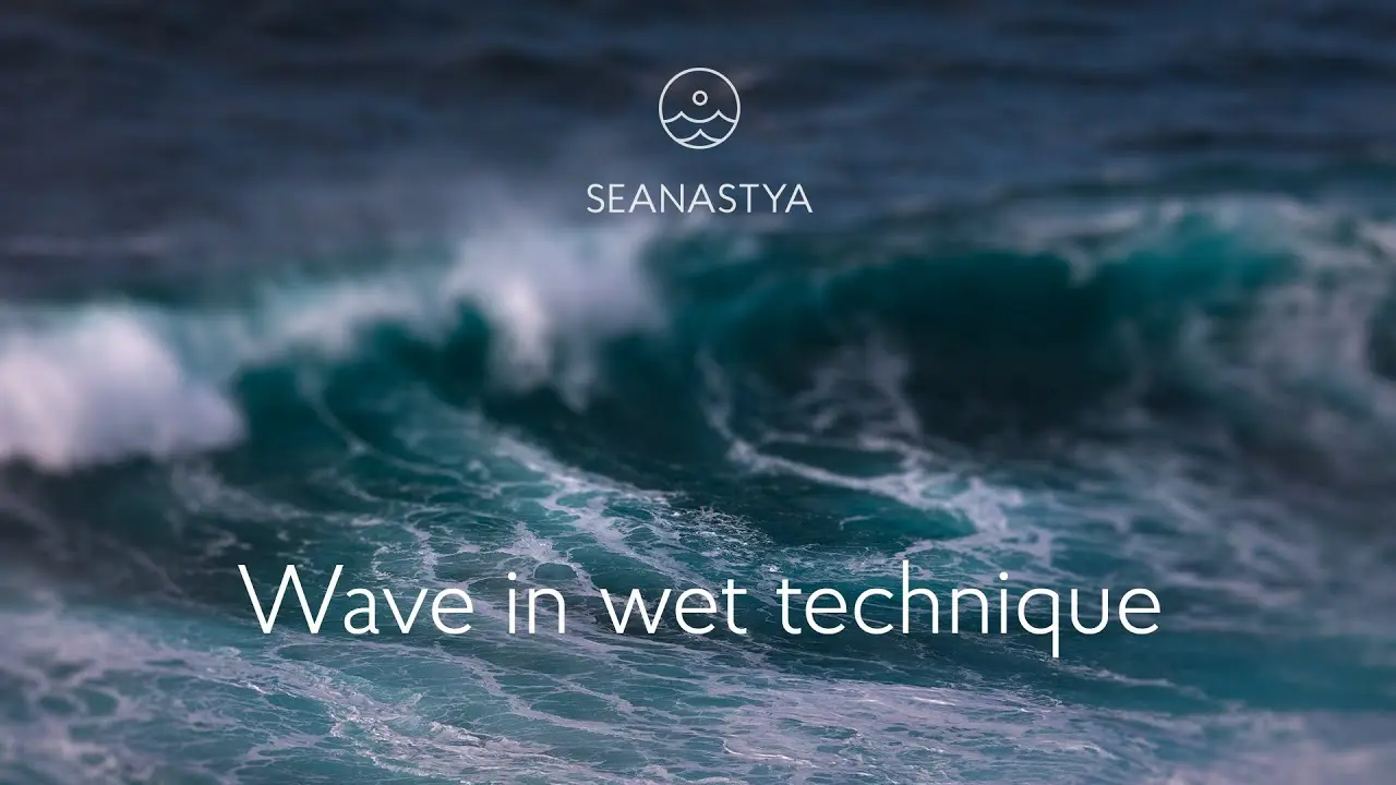 The Wave in wet technique